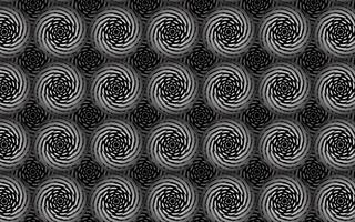 Black and white abstract design pattern, seamless monochrome background roses. vector