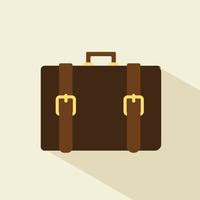 Vintage travel suitcases, Suitcase icon. Flat design style modern vector illustration. Isolated on stylish color background. Flat long shadow icon. Elements in flat design. Tourist elements design.