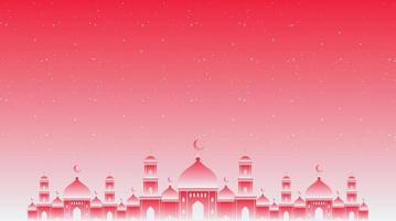 fondo islámico. fondo de eid mubarak. fondo de ramadán kareem. vector