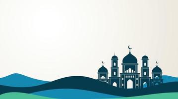 Islamic Background. Eid Mubarak Background. Ramadan Kareem Background. vector