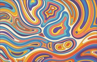 Abstract Psychedelic Waving Background vector