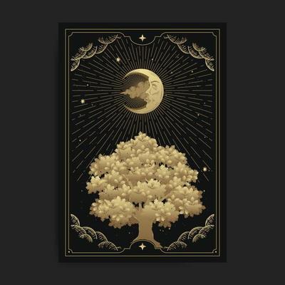 Magic fantasy tree