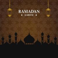 Simple and elegant Ramadan background, Islamic background vector