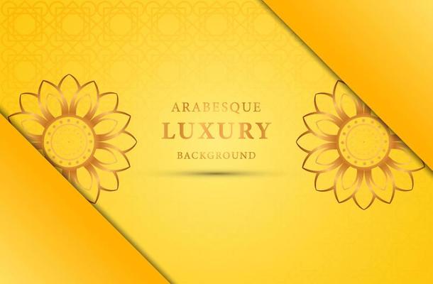 golden luxury background, Islamic background, mandala background