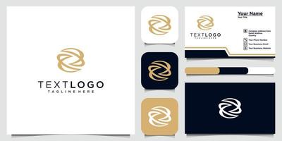 gráfico vectorial letra inicial z icono de logotipo y diseño de tarjeta de visita vector