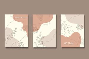 Hand draw abstract background collection vector