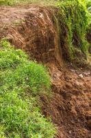 Coastal erosion, land slides. photo