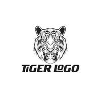 plantilla de logotipo de tigre vector