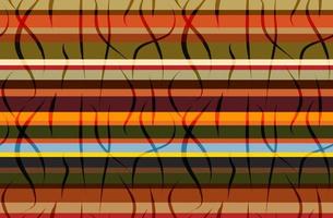 African pattern textile background, Seamless Print fabric, Ethnic handmade ornament, tribal striped motifs. Vector Afro texture, Pareo wrap dress, carpet batik banner template