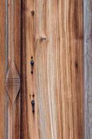 Close up of ancient old wooden door. photo