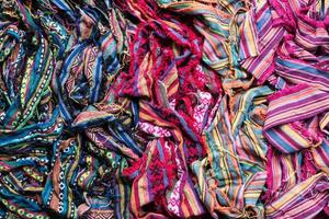 Pile of colorful patterns. photo