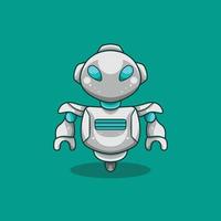 cute mascot Robot tiny vector