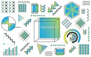 diseño geométrico de memphis, fondo mínimo sin costuras, diseño vectorial. genial piso moderno futurista. vector