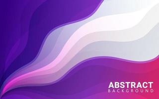 Abstract Background - Wave Style With Purple Gradient Stretching Like A Beautiful Horizon, Suitable For Wall Designs Or Other Design Needs. vector
