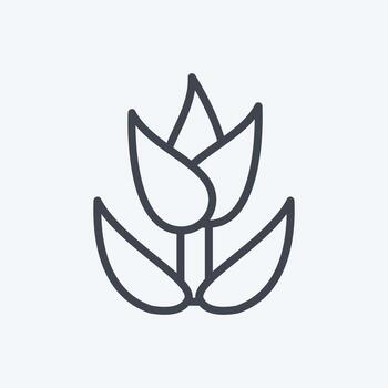 Icon Macro Photography. suitable for Art symbol. Line Style. simple design editable. design template vector. simple illustration vector