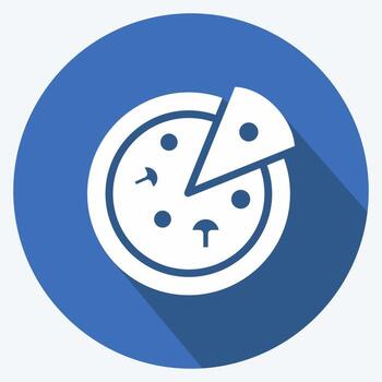 icono de fotografía plana. adecuado para el símbolo del arte. estilo de sombra larga. diseño simple editable. vector de plantilla de diseño. ilustración sencilla