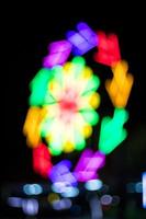 Abstract light colorful round. photo