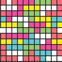 Colorful grids pattern vector