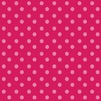 Pink polka dots pattern vector