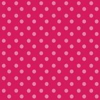 Pink polka dots pattern vector