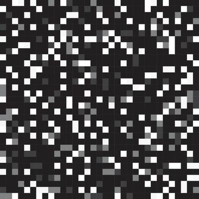 Black and white pixel pattern