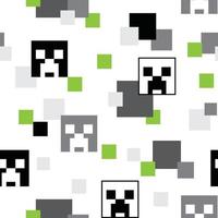 Video game inspired pattern vector