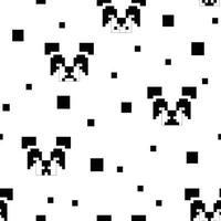 Video game inspired pattern vector