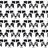 Video game inspired pattern vector