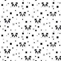 Video game inspired pattern vector