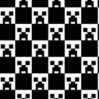 Video game inspired pattern vector