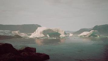 Iceberg in the Southern coast of Greenland video