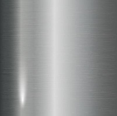 Modern Metallic background template with smooth shiny surface texture vector.