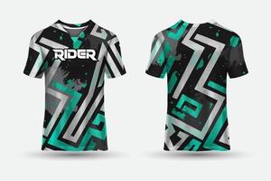 nuevo diseño de camiseta deportiva camiseta abstracta adecuada para carreras, fútbol, juegos, motocross, juegos, ciclismo. vector