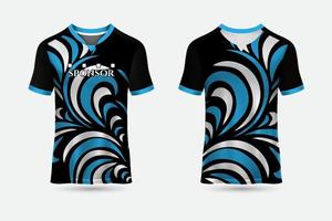 tshirt jersey design background for sports outdoor front and back view vector