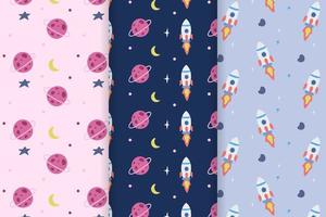 rocket pattern vector