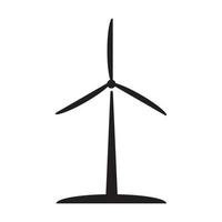 Windmill alternative wind turbine and renewable energy vector icon environment concept for graphic design, logo, web site, social media, mobile app, ui