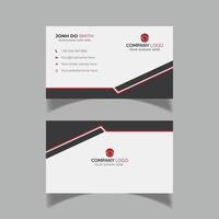 simple and modern business card design template vector