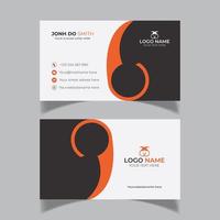 simple and modern business card design template vector