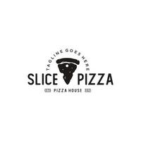 Vintage Pizza Slice logo for Pizzeria Restaurant Bar Bistro logo design