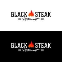 Vintage BBQ Grill Barbecue Barbeque Logo design vector template