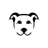 dog. a minimalist and modern dog logo illustration vector