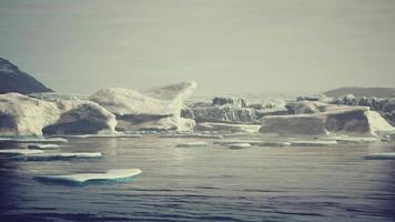iceberg en la costa sur de groenlandia video