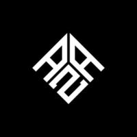 AAZ letter logo design on black background. AAZ creative initials letter logo concept. AAZ letter design. vector