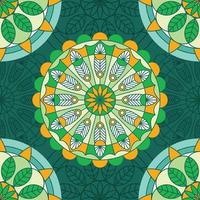 Decorative Mandala Seamless Pattern Background