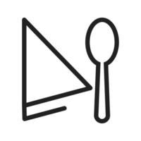 Spoon and Napkin Icon vector