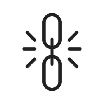 Link Building Icon vector