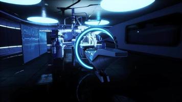 laboratório de ressonância magnética futurista video