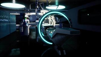 laboratório de ressonância magnética futurista video