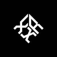 diseño del logotipo de la letra xax sobre fondo negro. concepto de logotipo de letra de iniciales creativas xax. diseño de letras xax. vector