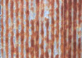 rusted corrugated galvanized sheet background photo